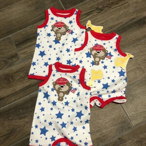 3m July 4th one piece- twins? Triplets?